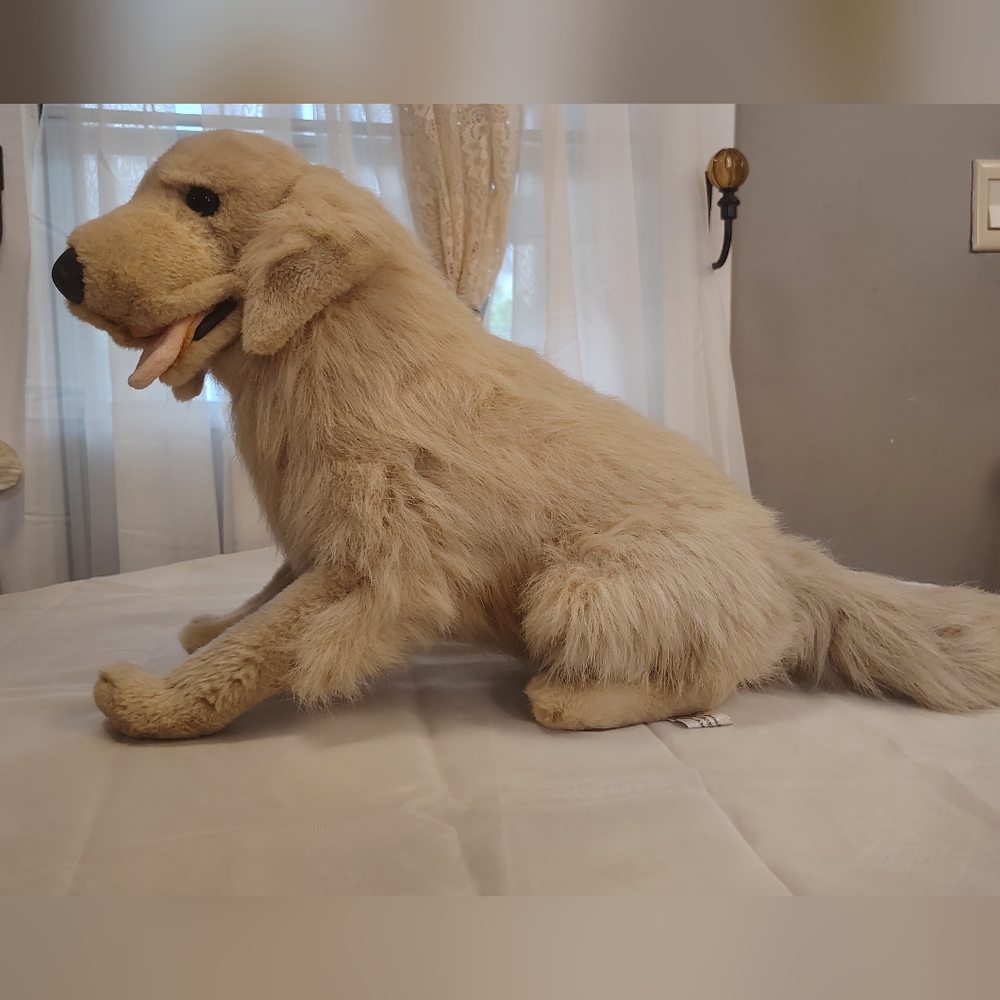 Vintage E&J Classic Plush Golden. Retriever Dog  - Great Condition